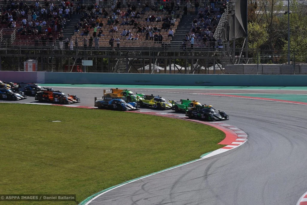 2025 ELMS 4 Hours of Barcelona, image 1: motorsport action at Circuit de Barcelona-Catalunya, Montmeló, Spain, photographer Daniel Ballarín López, ASPPA IMAGES and DBL Photoagency