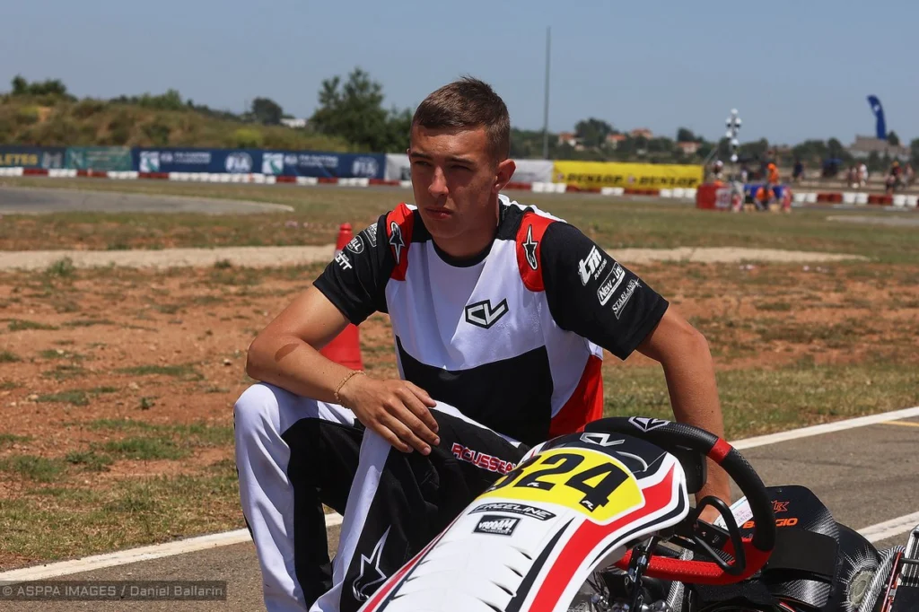 opening round of the 2025 FIA Karting European Championship — KZ2, image 2: motorsport action at Kartódromo Internacional Lucas Guerrero, Chiva, Valencia, Spain, photographer Daniel Ballarín López, ASPPA IMAGES and DBL Photoagency