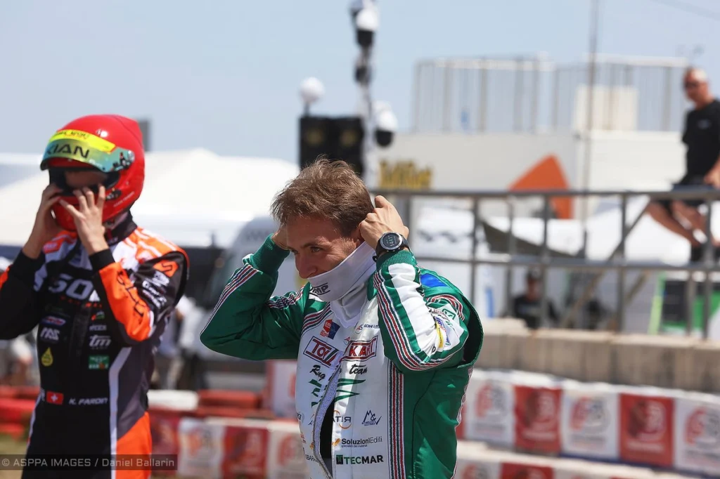 opening round of the 2025 FIA Karting European Championship — KZ2, image 5: motorsport action at Kartódromo Internacional Lucas Guerrero, Chiva, Valencia, Spain, photographer Daniel Ballarín López, ASPPA IMAGES and DBL Photoagency