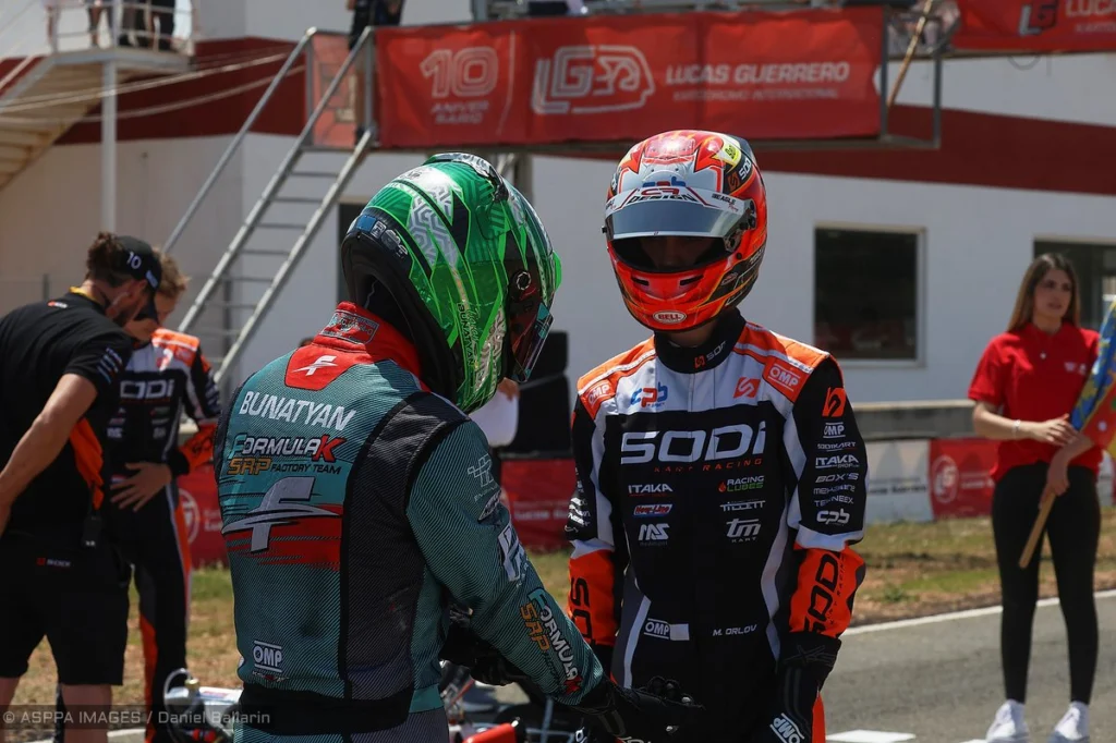 opening round of the 2025 FIA Karting European Championship — KZ2, image 7: motorsport action at Kartódromo Internacional Lucas Guerrero, Chiva, Valencia, Spain, photographer Daniel Ballarín López, ASPPA IMAGES and DBL Photoagency